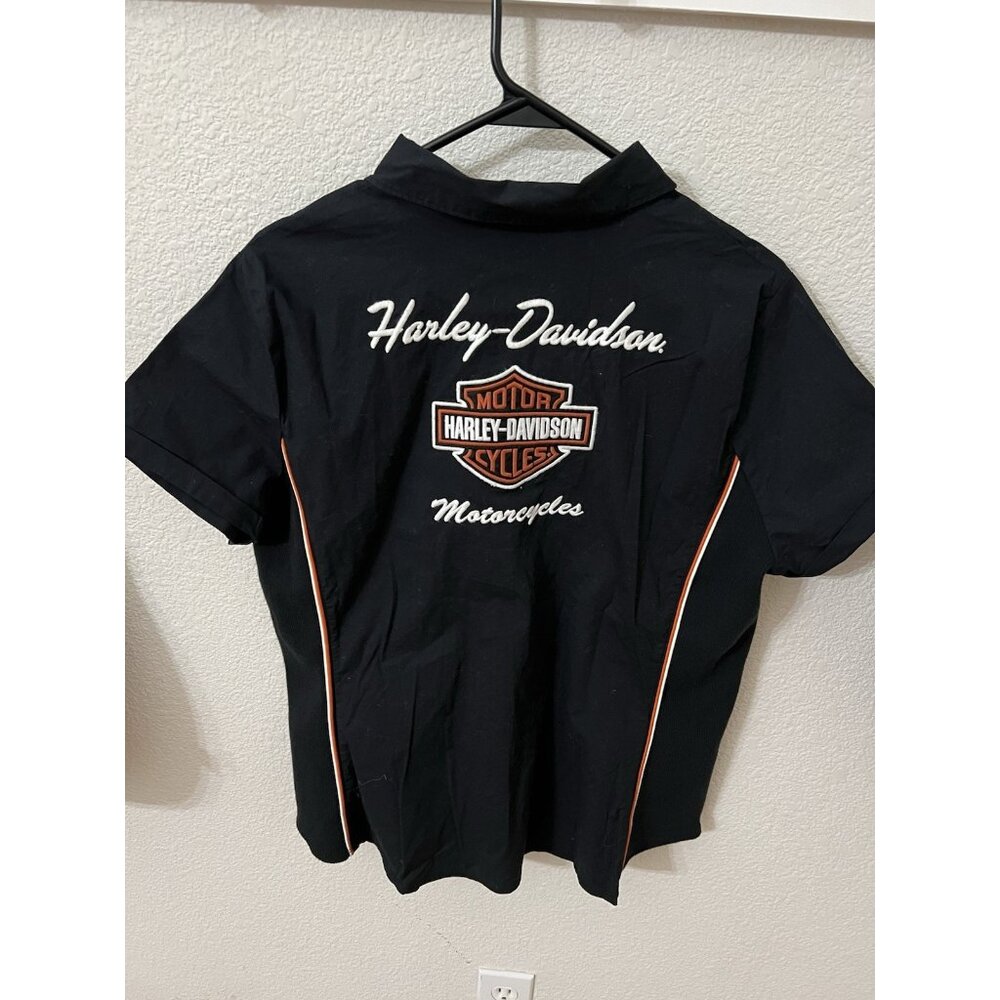 NWOT Women's Harley-Davidson Inherent Button Front Shirt - 99023-23VW Size XL